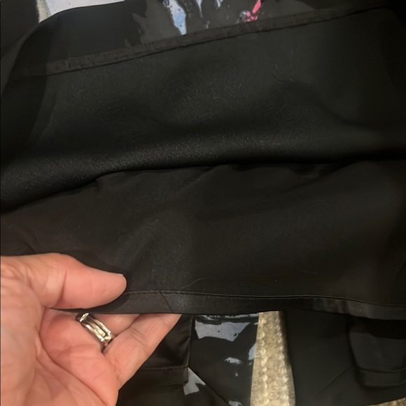 Ellen Tracy size 14Petite Black Floral Print Party dress - Picture 11 of 13